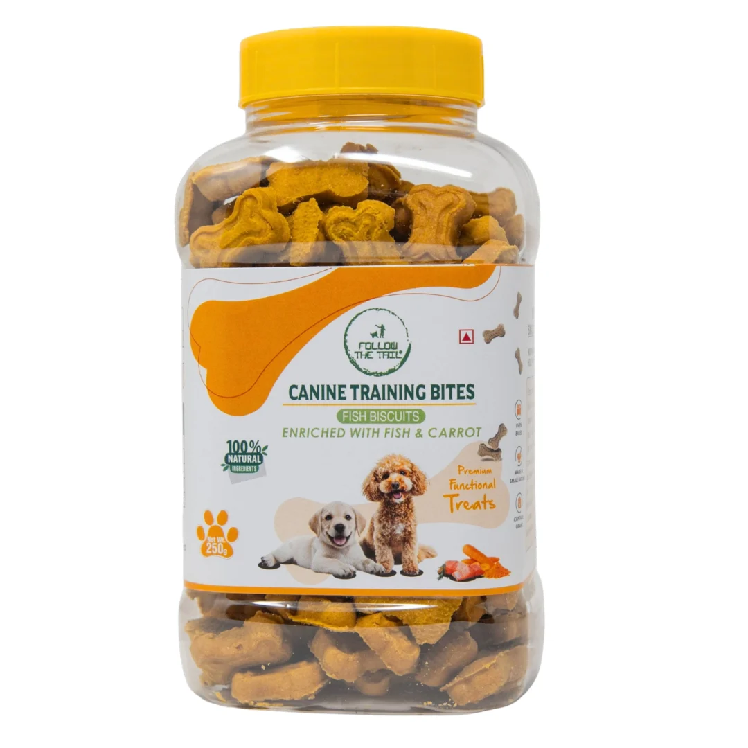 Canine Training Bites - Fish Biscuits-250gm