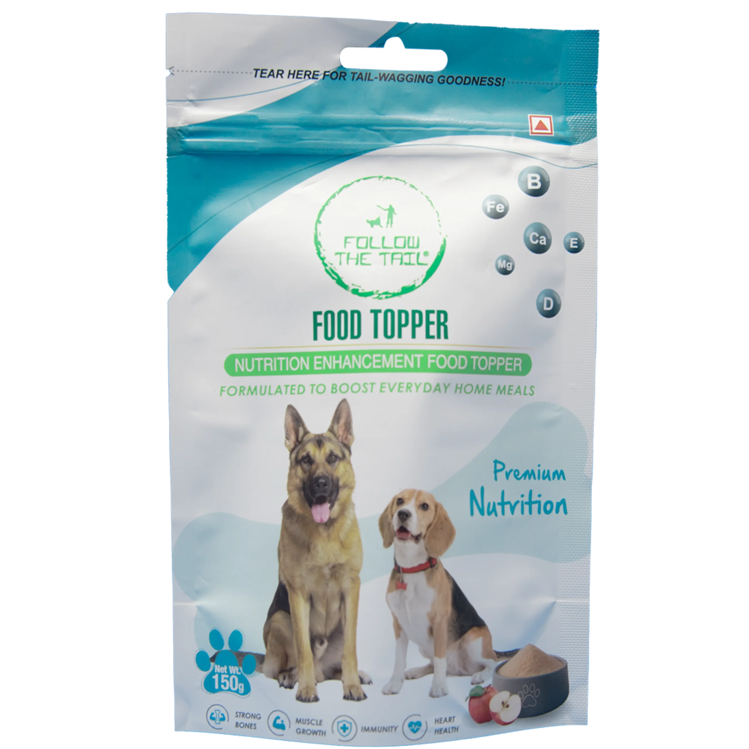Follow The Tail Dog Food Topper