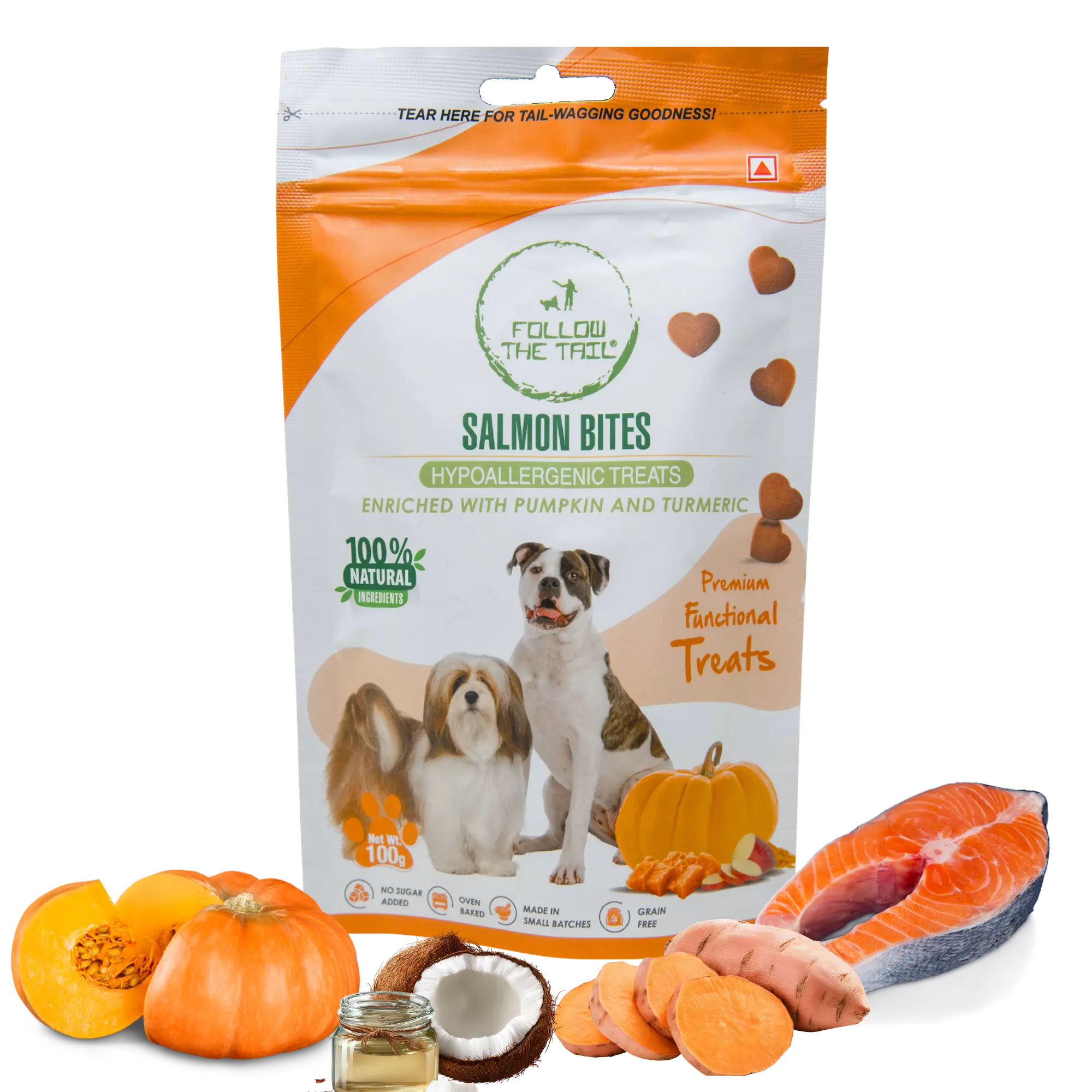 Follow The Tail Skin & Coat treats pack