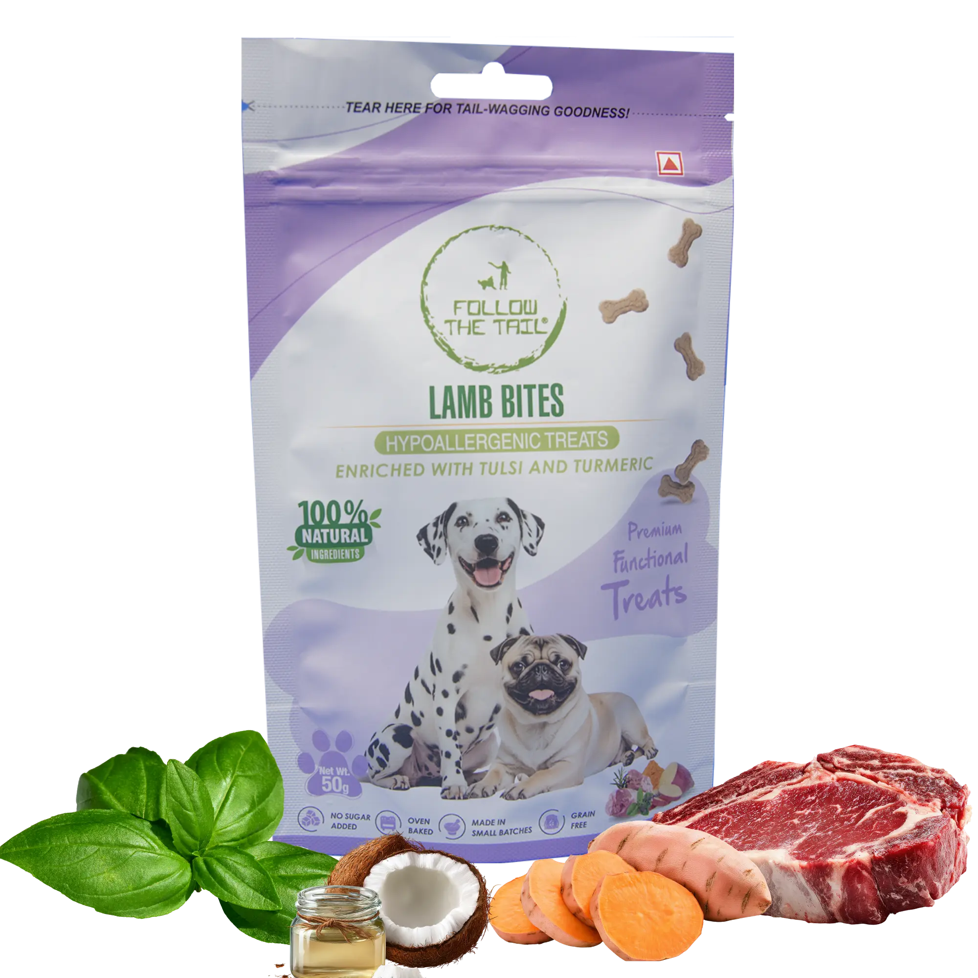 Follow The Tail Skin & Coat treats pack